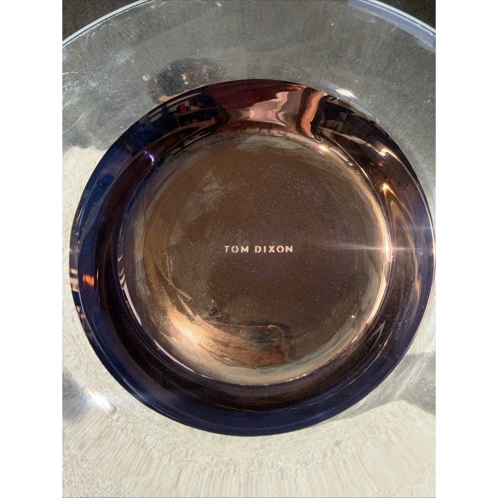 Tom Dixon Copper Tank Decanter & (2)‎ Matching Lowball Glasses